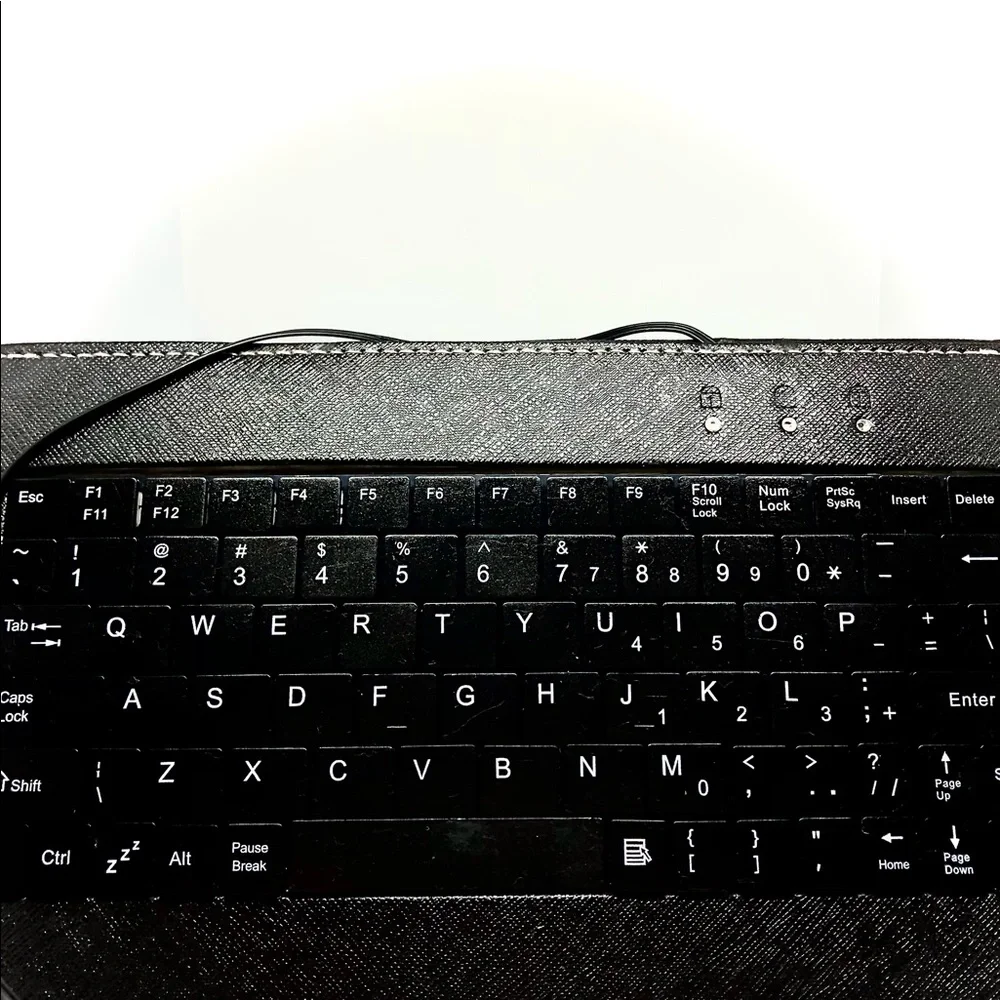 Portable PU Leather Wireless Keyboard Case